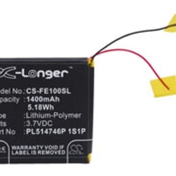 Replacement for Fiio Pl514746p 1s1p Battery, Ilc, Mfr#: PL514746P 1S1P  BATTERY FIIO